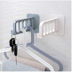 Coat Hangers for Clothes Coat Hanger Wooden Wall Mounted Storage Holder Dress Long Racks Kitchen Accessories 10pcs Random Color