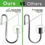 30 Pack Esfun Heavy Duty S Hooks Pan Pot Holder Rack Hooks Hanging Hangers S Shaped Hooks for Kitchenware Pots Utensils Clothes Bags Towels Plants
