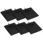 Maogear 6pcs Non-Woven Fabrics Storage Boxes Black