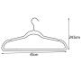 COMOTS 120pcs Black Velvet Non-Slip Thin Clothes Clothing Hangers, Space Saving Closet Storage Helper Household