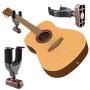 Franger Wall Mount Guitar Hanger Hook Holder ABS Electric Guitar Bass Wall Mount Stand Holder Bracket Hanger Hook with Lock 1PCS-FH-011