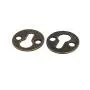 uxcell Picture Frame Shelf Mirror Round Shape Keyhole Brackets Hangers 20PCS uxcell Picture Frame Shelf Mirror Round Shape Keyhole Brackets Hangers 20PCS