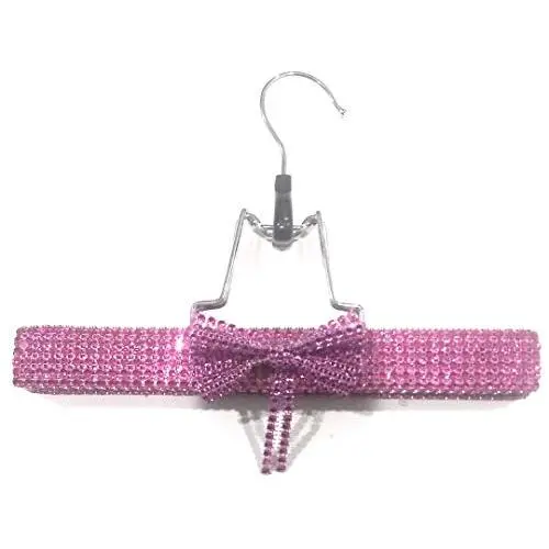 Pink Fuchsia Pant/Skirt Glam Hangers with bow Pink Fuchsia Pant/Skirt Glam Hangers with bow