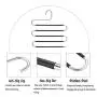 VISV Pants Hangers, Stainless Steel Non Slip S Shape Pants Hangers Trouser Hangers Space Saving Closet Storage for Trousers Jeans Shirt Scarf Tie - 5 Packs VISV Pants Hangers, Stainless Steel Non Slip S Shape Pants Hangers Trouser Hangers Space Saving Closet Storage for Trousers Jeans Shirt Scarf Tie - 5 Packs