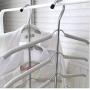 2pcs Multi-Layer Clothes Hanger Hook Trousers Pants Storage Rack Drying Wardrobe Organizer Hanger Anti-Slip Home Storager