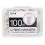 100lb D Ring Picture Hangers | 10 Pieces for Heavy Duty Picture Frames