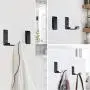 Folding Coat Hooks, 4 Pcs Black Wall Hooks for Hanging Coat Hooks Hardware No Rust Heavy Duty Aluminum Alloy Hooks Wall Mounted with Screws And Anchor for Keys, Towel, Hat, Bags Folding Coat Hooks, 4 Pcs Black Wall Hooks for Hanging Coat Hooks Hardware No Rust Heavy Duty Aluminum Alloy Hooks Wall Mounted with Screws And Anchor for Keys, Towel, Hat, Bags