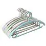 SAASNY Premium Quality Standard Plastic Clothes Hangers,30 Brown 42cm Plastic All Purpose Clothes Garment Coat Hangers Non-Slip Trouser Bar. for Coat,Jacket,Shirt,Dress,Trousers