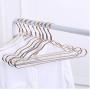 10pcs Random Color Thicker Aluminum Clothes Hanger Creative Practical Anti-Skid Drying Rack Adult Children Shirt Dress Home Wardrobe Hanger