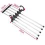 difftyle Multifunction Stainless Steel Magic Trousers Hanger Clothes Drying Racks Pants Closet Cabide (Black)