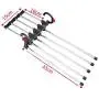 difftyle Multifunction Stainless Steel Magic Trousers Hanger Clothes Drying Racks Pants Closet Cabide (Black)