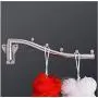 5pcs Family Room Accessories Stainless Steel Wall Mount Clothes Hanger Rack Hook Swing Arm Ball Rotary Holder 5pcs Family Room Accessories Stainless Steel Wall Mount Clothes Hanger Rack Hook Swing Arm Ball Rotary Holder