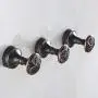 Leyden TM Black Archaize Brass Coat Hooks Wall Mounted Hangers Hardware Hanging Clothes Hat, Oil-Rubbed Bronze Finish, 2 Pieces Leyden TM Black Archaize Brass Coat Hooks Wall Mounted Hangers Hardware Hanging Clothes Hat, Oil-Rubbed Bronze Finish, 2 Pieces