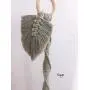 Macrame Plant Hanger Leaf Feather Tassel Pink Mustard Sage Natural BOHO Decor Dorm Nursery Macrame Plant Hanger Leaf Feather Tassel Pink Mustard Sage Natural BOHO Decor Dorm Nursery