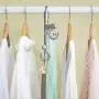 Lynk Hanging Pivoting Belt Rack Tie, Closet Organizer-Platinum