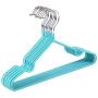 Ten pcs Children Baby Clothes Hanger Clothes (Light Blue)
