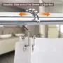 DadyMart Shower Curtain Hooks Rust Resistant Shower Curtain Rings Metal Double Glide Rollers Shower Hooks for Bathroom Shower Curtain Rods Curtains, Set of 12, Nickel DadyMart Shower Curtain Hooks Rust Resistant Shower Curtain Rings Metal Double Glide Rollers Shower Hooks for Bathroom Shower Curtain Rods Curtains, Set of 12, Nickel