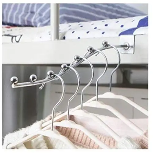 Home Multifunctional Storage Shelf Bedside Hanger Cloth Hanger 5pcs