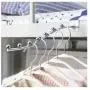 Home Multifunctional Storage Shelf Bedside Hanger Cloth Hanger 5pcs