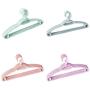 10pcs Random Colro Plastic Clothes Hangers Rack Outdoor Drying Rack for Kids Children Clothing Coat Closet