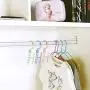 vmree 5-Hole Magic Belt Handle 360°Rotating Hanger Hook PP Thicken Clothes Storage