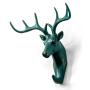 HERNGEE Deer Head Single Wall Hook/Hanger Animal Shaped Coat Hat Hook Heavy Duty, Rustic, Decorative Gift, Rustic Bronze Color