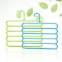5pcs Random Color Multi-Purpose Clothes Hanger 5 Layers Pants Hanger Cloth Rack Multilayer Storage Scarf Tie Space-Saving Clothes Hanger 5pcs Random Color Multi-Purpose Clothes Hanger 5 Layers Pants Hanger Cloth Rack Multilayer Storage Scarf Tie Space-Saving Clothes Hanger