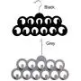 fayle Clothes Hanger 2PCS Belts Ties Durable Space Saving Closet Home Swivel Hook Flexible 11 Holes Velvet Scarf Rack Non Slip Organizer Multifunctional(Grey)