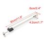 uxcell Retractable Wardrobe Closet Pull Out Rod Clothes Hanger Towel Rail Extending Rail Storage Organiser Plating 30cm