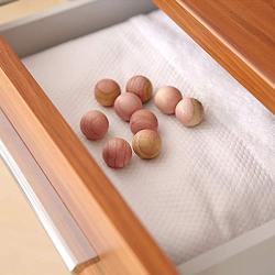 Cedar Balls for Clothes and Shoes Storage, Cedar Blocks for Hangers, 48 Pack