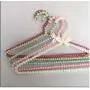 5pcs Random Color 40cm Adult Plastic Hanger Pearl Hangers for Clothes Pegs Princess Clothespins Wedding Dress Hanger