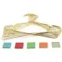 KOOBAY 30Pack 16.5" Adult Size Fashion Golden Shiny Metal Wire Hangers Apparel Display Clothes Coat Hangers KOOBAY 30Pack 16.5" Adult Size Fashion Golden Shiny Metal Wire Hangers Apparel Display Clothes Coat Hangers