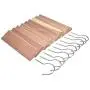 Supicity 10 Pack Cedar Hang Ups Set,Natural Cedar Blocks with 10 Hooks for Clothes Storage,Aromatic Cedar Balls Hangers,Closets & Drawers Storage Accessories Refined