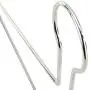 HANGERWORLD 20 Silver 17inch Metal Chrome Security Hookless Heavy Duty Hotel Clothes Garment Coat Hanger HANGERWORLD 20 Silver 17inch Metal Chrome Security Hookless Heavy Duty Hotel Clothes Garment Coat Hanger