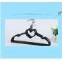 10Pcs Clothes Hangers Plastic Heart Shaped Coat Non-Slip Multi-Function Hangers Home Dry and Wet Clothing Rack Random Color 10Pcs Clothes Hangers Plastic Heart Shaped Coat Non-Slip Multi-Function Hangers Home Dry and Wet Clothing Rack Random Color