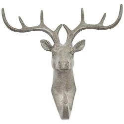 coat hangers hooks Antique Finish Modern Hook Animal Resin Craft Clothes Coat Hanger Home Wall Decoration coat hangers wall mount (Brown)