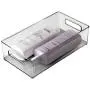 mDesign Plastic Storage Bin with Handles for Organizing Hand Soaps, Body Wash, Shampoos, Lotion, Conditioners, Hand Towels, Hair Accessories, Body Spray, Mouthwash - 14.5" Long, 2 Pack - Smoke Gray mDesign Plastic Storage Bin with Handles for Organizing Hand Soaps, Body Wash, Shampoos, Lotion, Conditioners, Hand Towels, Hair Accessories, Body Spray, Mouthwash - 14.5" Long, 2 Pack - Smoke Gray