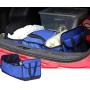 Mesh Net Pocket Auto Care Car Trunk Storage Bag Storage Folding Storage Box,Without Net Bag,red