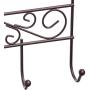 Inspired Living by Mesa Inspired Living Over The Door Hanger 5 Organizer in Oil Rubbed Bronze Spiral Collection utility-hooks,