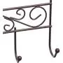 Inspired Living by Mesa Inspired Living Over The Door Hanger 5 Organizer in Oil Rubbed Bronze Spiral Collection utility-hooks,