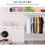 Premium Quality White Plastic Hangers (Pack of 30) Plastic Tubular Clothes Hangers with Notches, Heavy Duty Durable Ultra Thin Space Saving Pants Hangers, Standard Everyday Use Suit / Coat Hangers Premium Quality White Plastic Hangers (Pack of 30) Plastic Tubular Clothes Hangers with Notches, Heavy Duty Durable Ultra Thin Space Saving Pants Hangers, Standard Everyday Use Suit / Coat Hangers