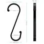 10Pcs S Hook Black S Shaped Hooks Aluminum S Shaped Hooks Heavy Duty S Hanging Hooks Lightweight S Utility Hooks for Pots,Pans,Plants,Cups,Clothes,Towels,Kitchen,Bedroom,Bathroom,Office and Garden 10Pcs S Hook Black S Shaped Hooks Aluminum S Shaped Hooks Heavy Duty S Hanging Hooks Lightweight S Utility Hooks for Pots,Pans,Plants,Cups,Clothes,Towels,Kitchen,Bedroom,Bathroom,Office and Garden