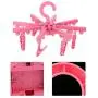 Huhushop LED Cloth Hangers Clip Lamp Photo Cards Light Multifunction Plastic Hangers with Light(Pink) Huhushop LED Cloth Hangers Clip Lamp Photo Cards Light Multifunction Plastic Hangers with Light(Pink)