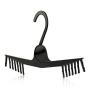 HANGERWORLD 100 Black 10.2inch Lingerie Underwear Coat Clothes Garment Hangers