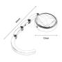 Detectorcatty Portable Crystal Alloy Purse Holder Handbag Hook Foldable Hangbag Hook Desk Hanger Multiple Bag Accessories