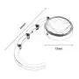 Detectorcatty Portable Crystal Alloy Purse Holder Handbag Hook Foldable Hangbag Hook Desk Hanger Multiple Bag Accessories
