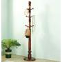 WZP Household Solid Wood Coat European Rack Floor Home Hangers Bedroom Hangers Fashion Hall Rack Clothes Rack Simple