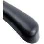 HANGERWORLD 5 Black 19.7inch Plastic Coat Jacket Clothes Garment Top Hangers 1.96inch Wide Broad Shoulder Support