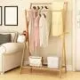 Angels home Coat Stand Clothes Racks Stand Coat Rack Standing Bamboo Wood Hanger Hooks Hat Handbag Clothes Hanging Stand Tree-Shaped Rack (Color : Small(52cm)) Angels home Coat Stand Clothes Racks Stand Coat Rack Standing Bamboo Wood Hanger Hooks Hat Handbag Clothes Hanging Stand Tree-Shaped Rack (Color : Small(52cm))