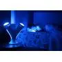 TriLuma Lamp, Portable, Rechargable LED Pod Lights with Adjustable Dimmer, 7 Vibrant Colors, 2 USB Charger Ports with Wall Hanger Accessories
